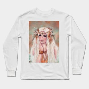 Nereides sea nymph by Renee Lavoie Long Sleeve T-Shirt